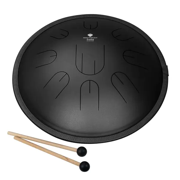 Sela 14" Melody Tongue Drum D Kurd Black