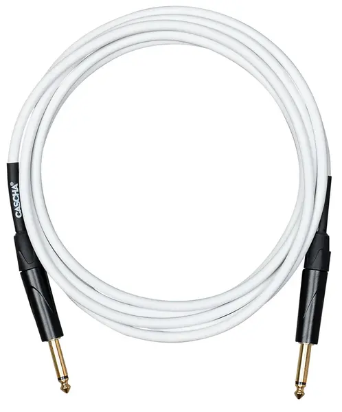 Cascha Advanced Line Guitar Cable White 3m