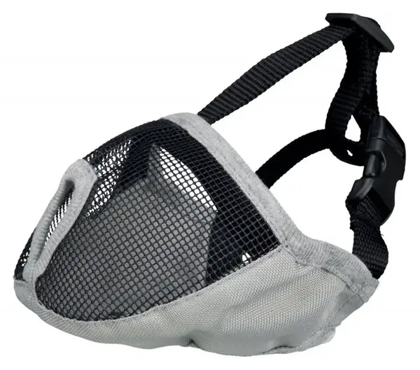 Trixie psí náhubek pro krátký nos - šedý M (TRX17627) - 40 cm