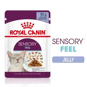 Royal Canin Sensory Feel - vlhké krmivo v želé pre dospelé mačky 12 x 85 g