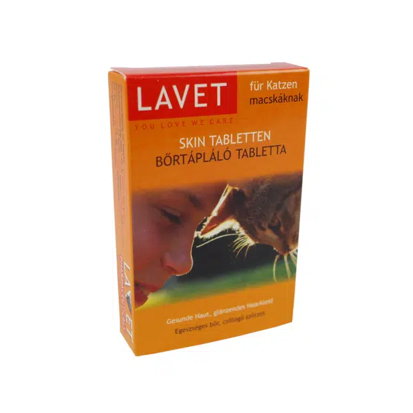 Lavet tablety pre výživu pokožky pre mačky 50 ks