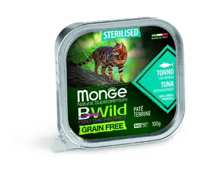 Monge BWild Grain Free Paté Terrine Sterilised - tuniak so zeleninou 100 g