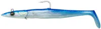 Savage gear gumová nástraha sandeel v2 sinking blue pearl silver 2+1 - 17,5 cm 65 g