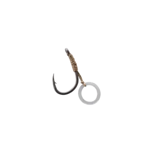 Korum háček s gumičkou banded hook hairs barbed - velikost 14