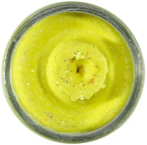 Berkley těsto na pstruhy troutbait sinking - třpytivá sluníčková žlutá