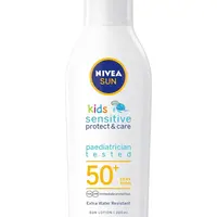 Nivea Dětské mléko na opalování SPF 50+ Sun Kids (Pure & Sensitive Sun Lotion) 200 ml