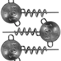 Fox rage jigová hlavička corkscrew round jig heads 3 ks-10 g