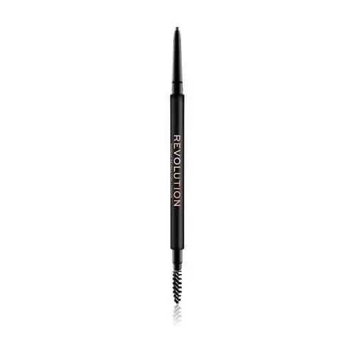 Revolution Precizní tužka na obočí s kartáčkem (Precise Brow Pencil Light Brown) 0,05 g Brown