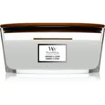 Woodwick Lavender & Cedar vonná svíčka s dřevěným knotem (hearthwick) 453.6 g