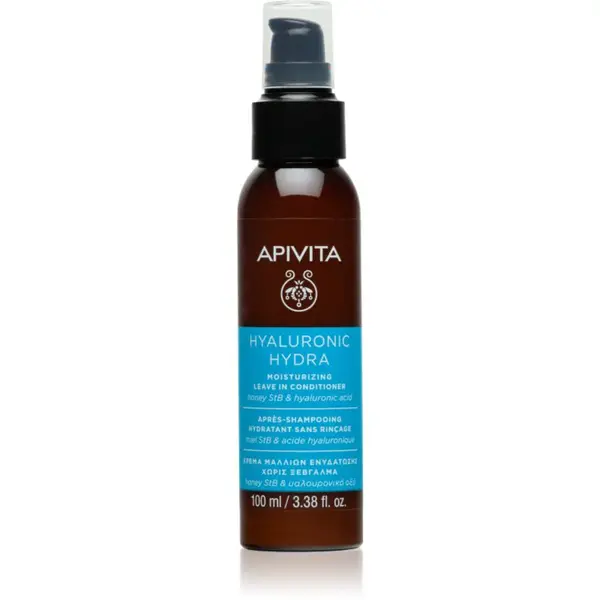 Apivita Hyaluronic Hydra Leave In Conditioner bezoplachový kondicionér s hydratačním účinkem 100 ml