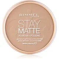 Rimmel Stay Matte pudr odstín 010 Warm Honey 14 g