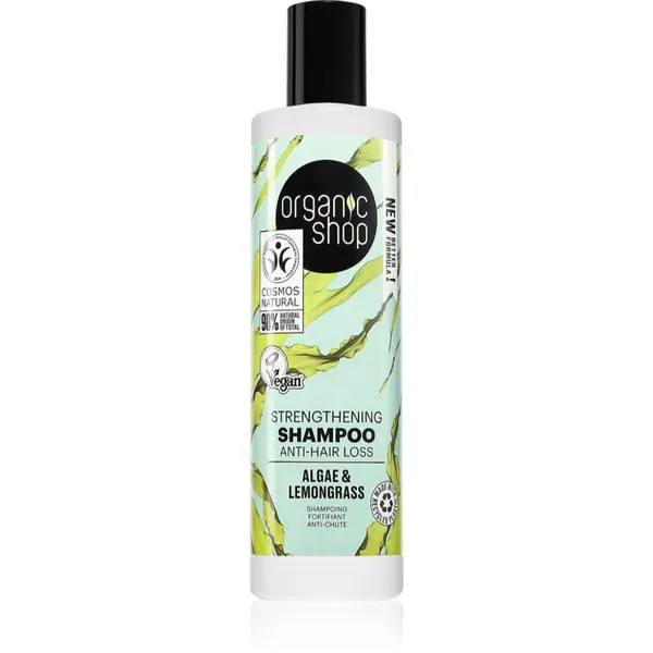 Organic Shop Organic Algae & Clay minerální šampon pro křehké vlasy 280 ml