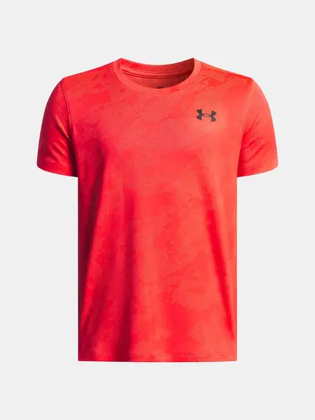 Chlapecké tričko Under Armour UA Tech Vent Jcqrd SS-RED - Kluci