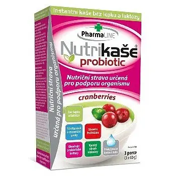 Nutrikaše Probiotic Cranberries 3x60g