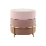 TABURET, kov, textil, kompozitní dřevo, 48,5/46/48,5 cm