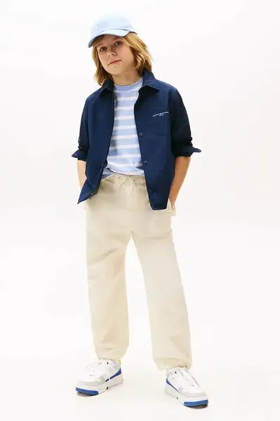 Dětské bavlněné kalhoty Tommy Hilfiger