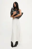 Sukně Answear.LAB béžová barva, maxi, áčková