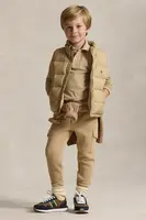 Dětské tepláky Polo Ralph Lauren béžová barva, 322892354017
