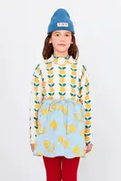 Dětské tričko s dlouhým rukávem Tinycottons APPLES RIB MOCKNECK