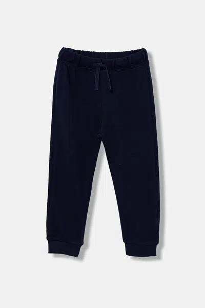 Dětské bavlněné tepláky United Colors of Benetton tmavomodrá barva, 3J68GF027