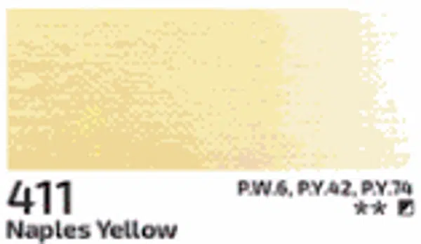 Akrylová barva Rosa 75ml – 411 naples yellow