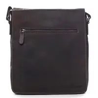 Pánská kožená brašna tmavě hnědá - Greenwood Sebastian