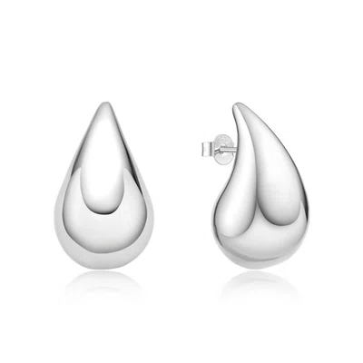 MOISS Módní stříbrné náušnice Tear Drop E0004913