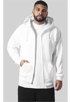 Pánská mikina Zip Hoody - bílá