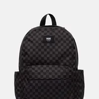 Dětský batoh Vans Old Skool Grom Check Backpack černá barva, velký, vzorovaný, VN000J3KBA51