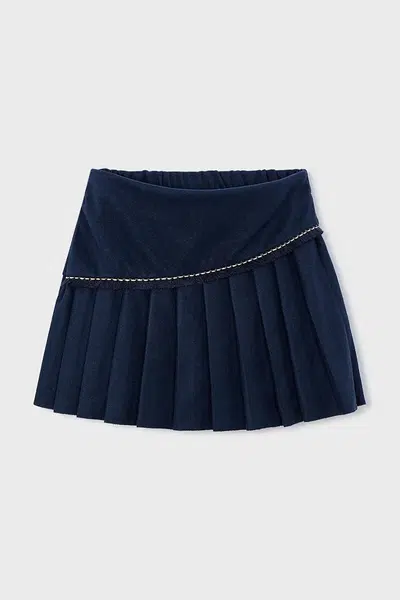 Dětská sukně Mayoral černá barva, mini, 4909