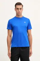 Tričko New Balance pánské, modrá barva, s potiskem, MT41222BUM