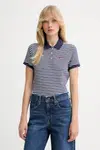 Polo tričko Levi's dámské, tmavomodrá barva, 52599