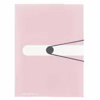 Herlitz - Desky s gumou A4, růžové