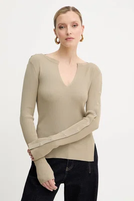 Svetr Patrizia Pepe dámský, béžová barva, 8K0328 K280