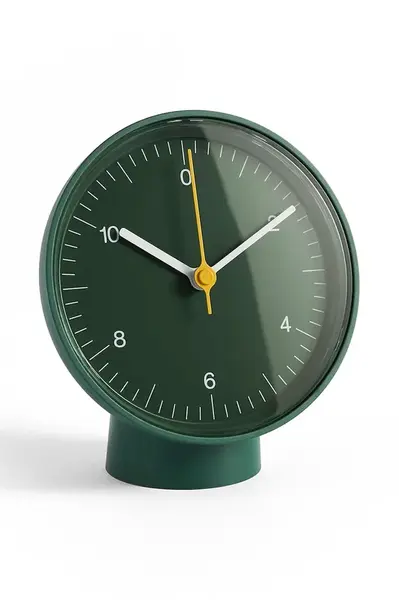Stolní hodiny HAY 13 x 8 x 14,5 cm zelená barva