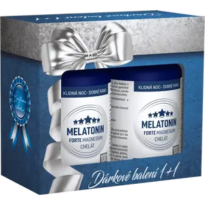 CLINICAL Melatonin Forte Magnesium chelát dárkové balení 1+1 2 x 100 kapslí