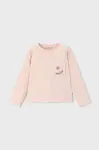 Dětské tričko s dlouhým rukávem Mayoral růžová barva, 4004
