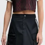 Sukně adidas Originals Cargo Miniskirt černá barva, mini, áčková, JJ3087