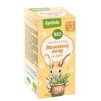 APOTHEKE sirup dětský Jitrocelový se šípkem BIO 250 g