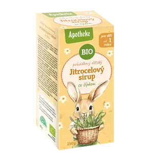APOTHEKE sirup dětský Jitrocelový se šípkem BIO 250 g
