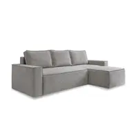 MID.YOU ROHOVÁ SEDAČKA, textil, šedá