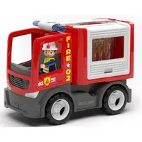 Eco MultiGO Fire Multikorbička s hasičom Auto s Igráčkom