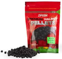 Zfish chytacie pelety premium halibut pellets black halibut 200 g - 8 mm