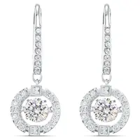 Swarovski Pôvabné blyštivé náušnice Sparkling Dance 5504652