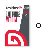 Trakker krúžky bait rings 10 ks - medium