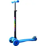 Detská trojkolesová svietiaca kolobežka - svetlomodrá