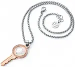 Viceroy Dizajnový bicolor náhrdelník kľúč Fashion 2248C09019