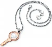 Viceroy Dizajnový bicolor náhrdelník kľúč Fashion 2248C09019