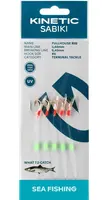 Kinetic náväzec sabiki fullhouse fishskin flash 130 cm - 4