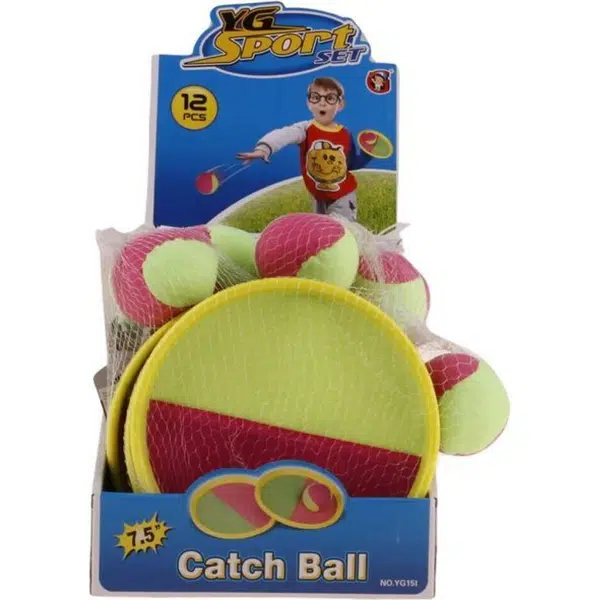 Alltoys Catch Ball hra Žluto-černá